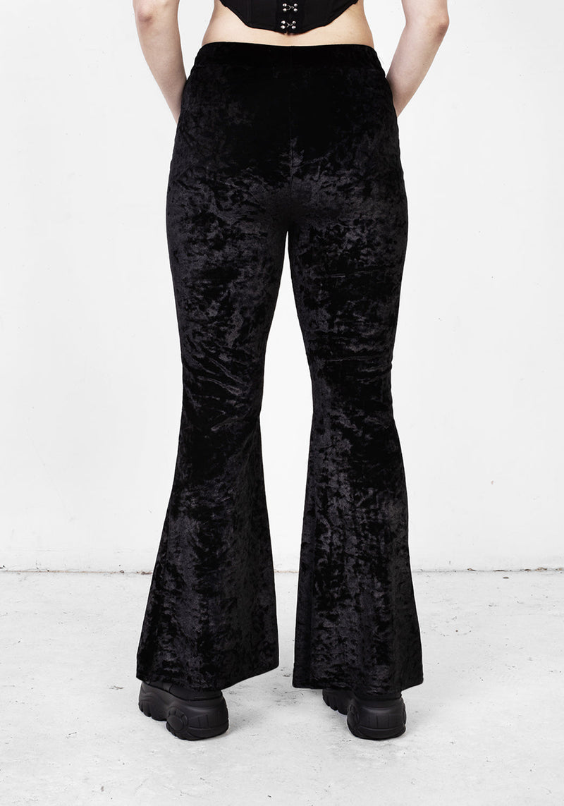 Superstition Zerknittert Velours Flares