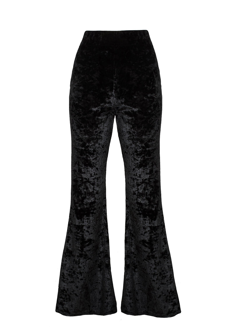 Superstition Zerknittert Velours Flares