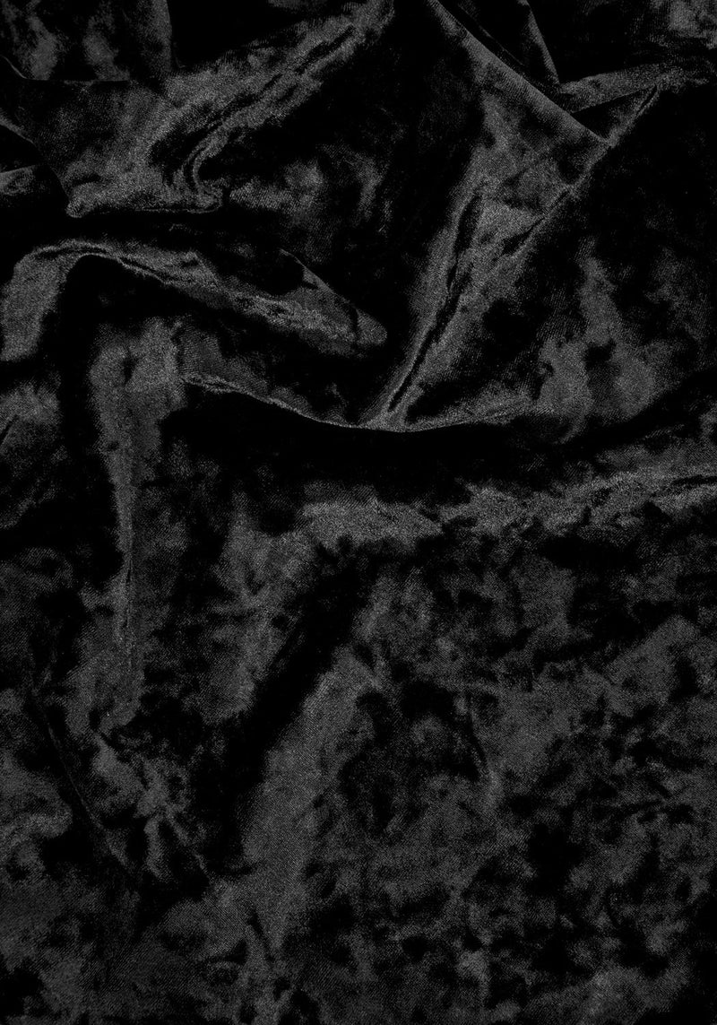 Bitten Cowl Neck Mini Velour Dress