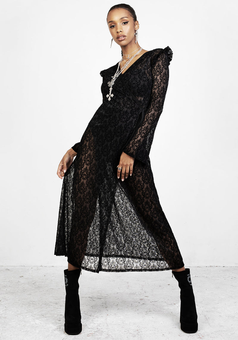 Delena Maxi Wickel Kleid