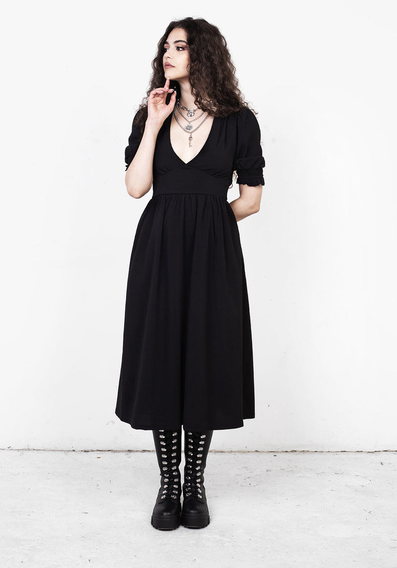 Divination Strukturiert Midi Kleid