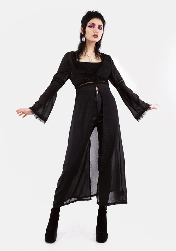 ECHO Transparent Kimono