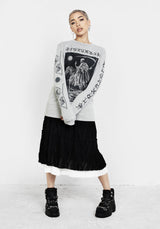 Thanatos Lang Ärmel T Hemd