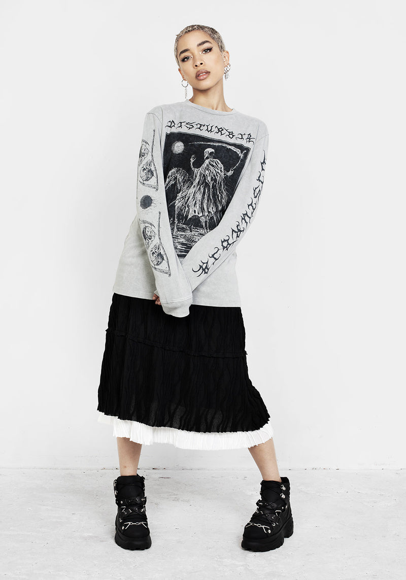 Thanatos Lang Ärmel T Hemd