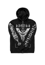 CHALICE Reißverschluss Hoch Kapuzensweatshirt