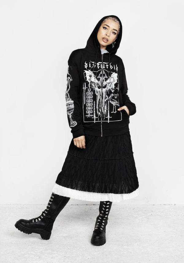 CHALICE Reißverschluss Hoch Kapuzensweatshirt