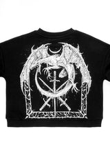 SMAUG Lang Ärmel Kurz Pullover