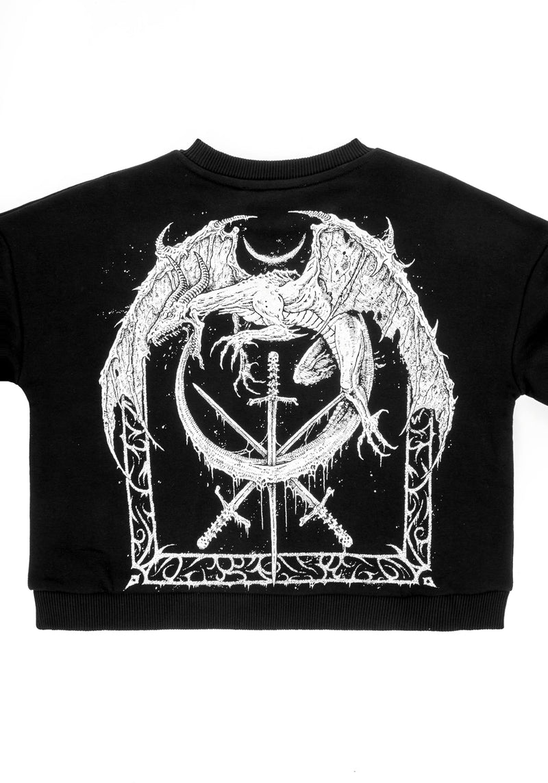 SMAUG Lang Ärmel Kurz Pullover