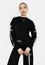 SMAUG Lang Ärmel Kurz Pullover