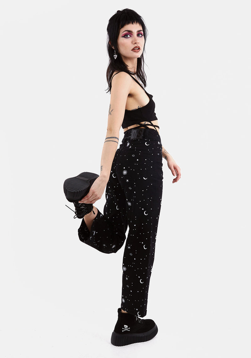 Celestial Bestickt Jeans