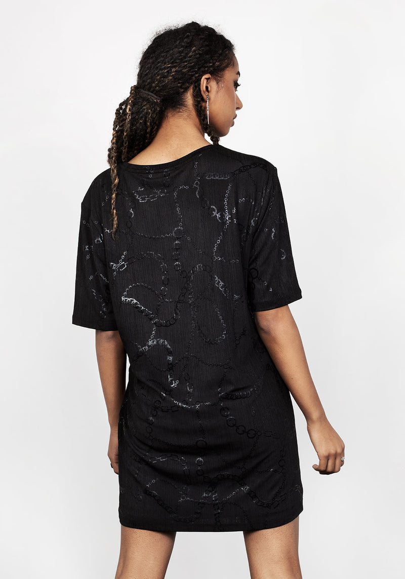 Fortune Oversize T-Shirt Kleid