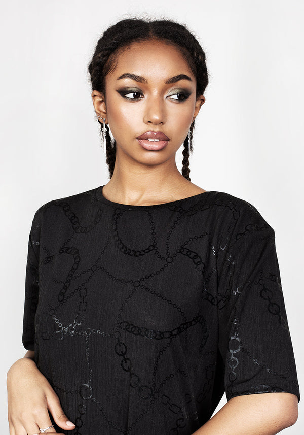 Fortune Oversize T-Shirt Kleid