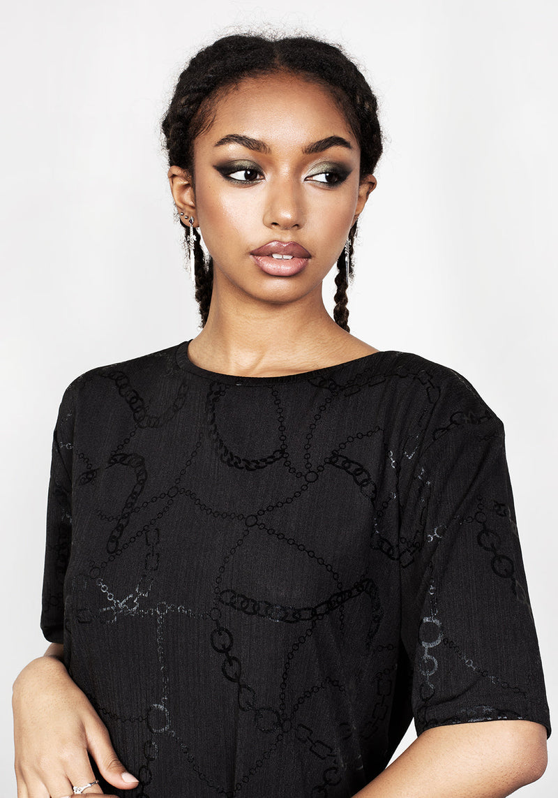 Fortune Oversize T-Shirt Kleid