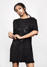 Fortune Oversize T-Shirt Kleid