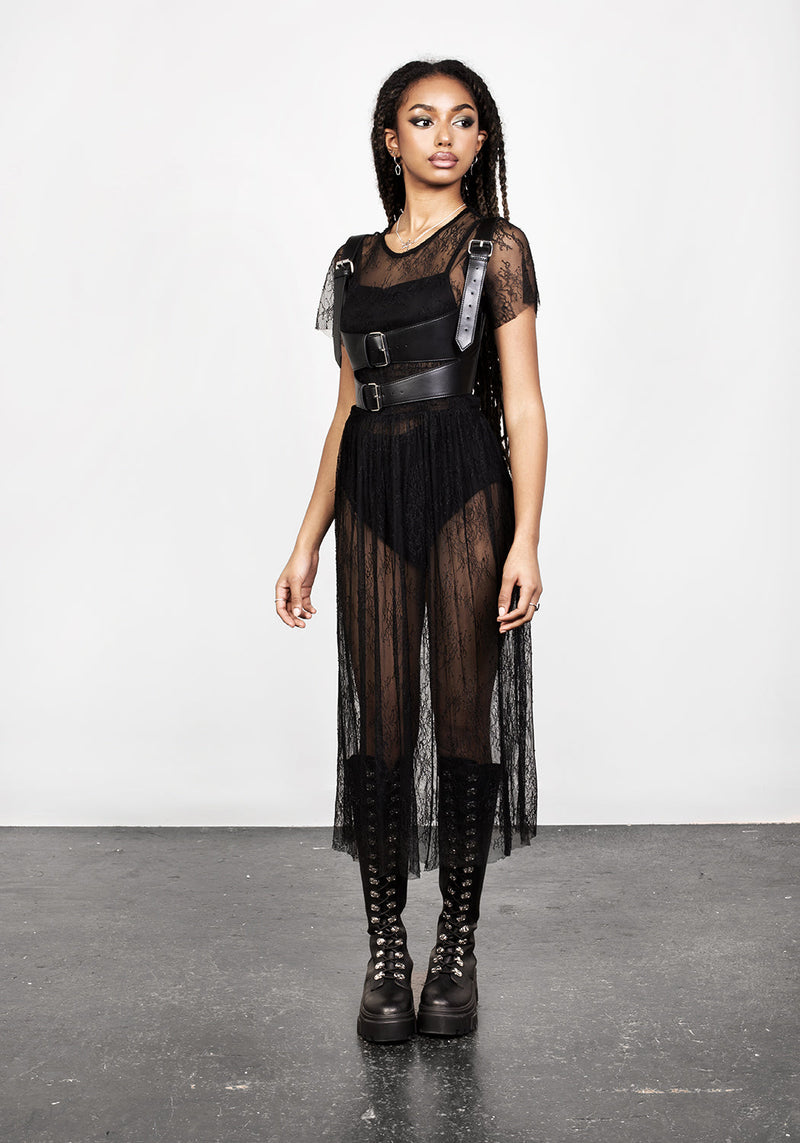 Secrets Midaxi-Kleid Spitze Kleid