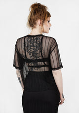 Solemn Kastenförmig Kurz Top