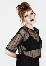 Solemn Kastenförmig Kurz Top