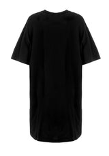 Goblins Schwarz Garment Washed Oversize T-Shirt Kleid