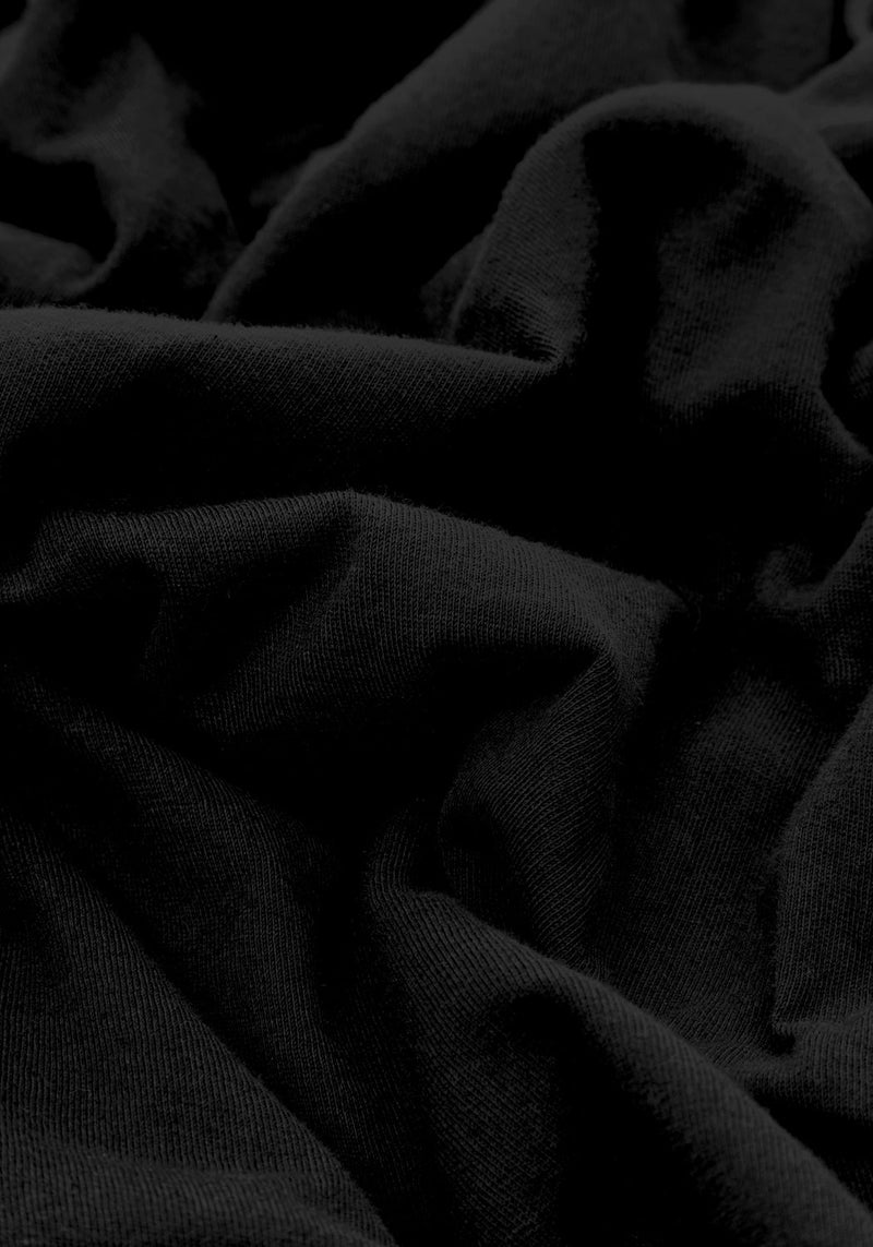 Goblins Schwarz Garment Washed Oversize T-Shirt Kleid