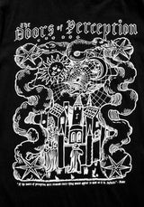 Perception Schwarz Garment Washed T-Shirt