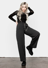 Dandy Gestreift Hosen Mit Kette