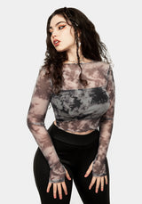 HEAVENS MESH CROP TOP