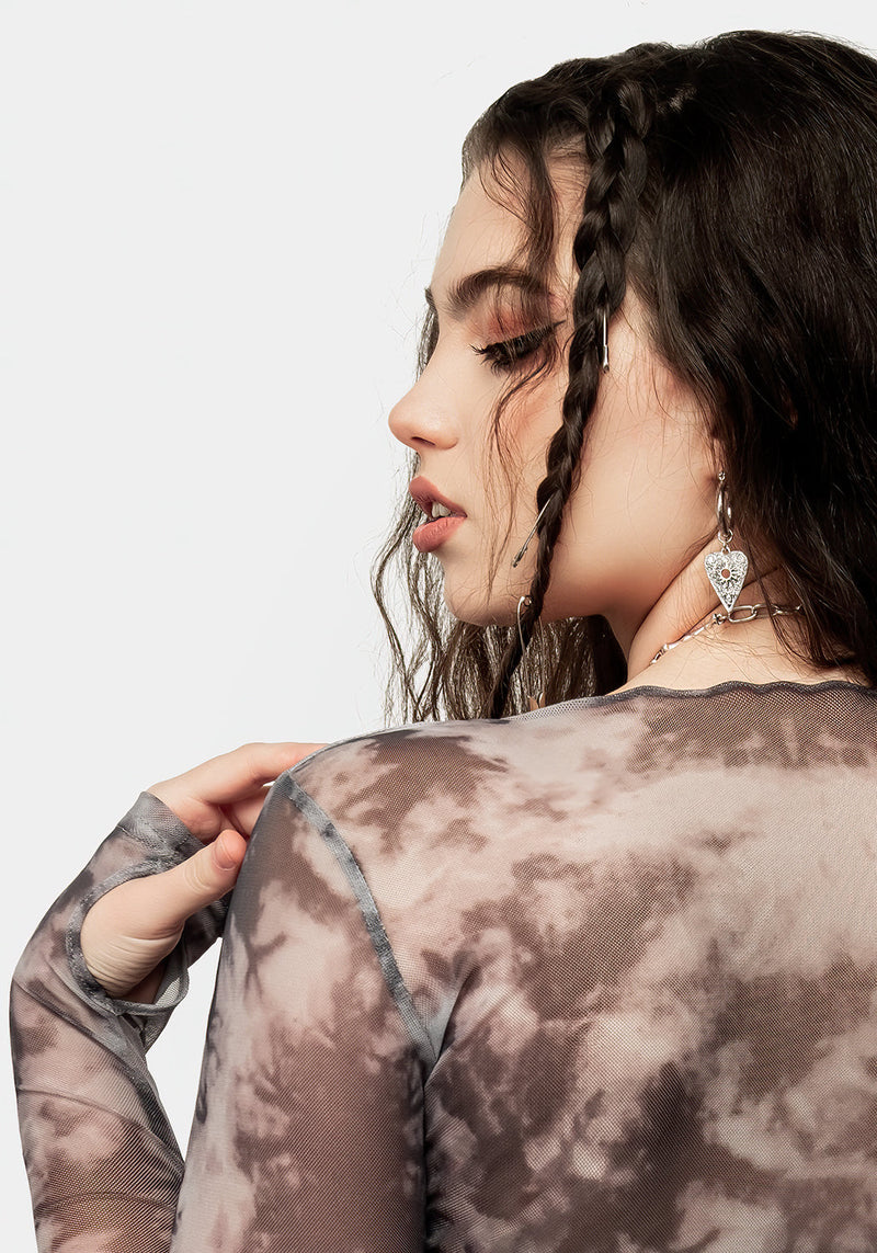 HEAVENS MESH CROP TOP