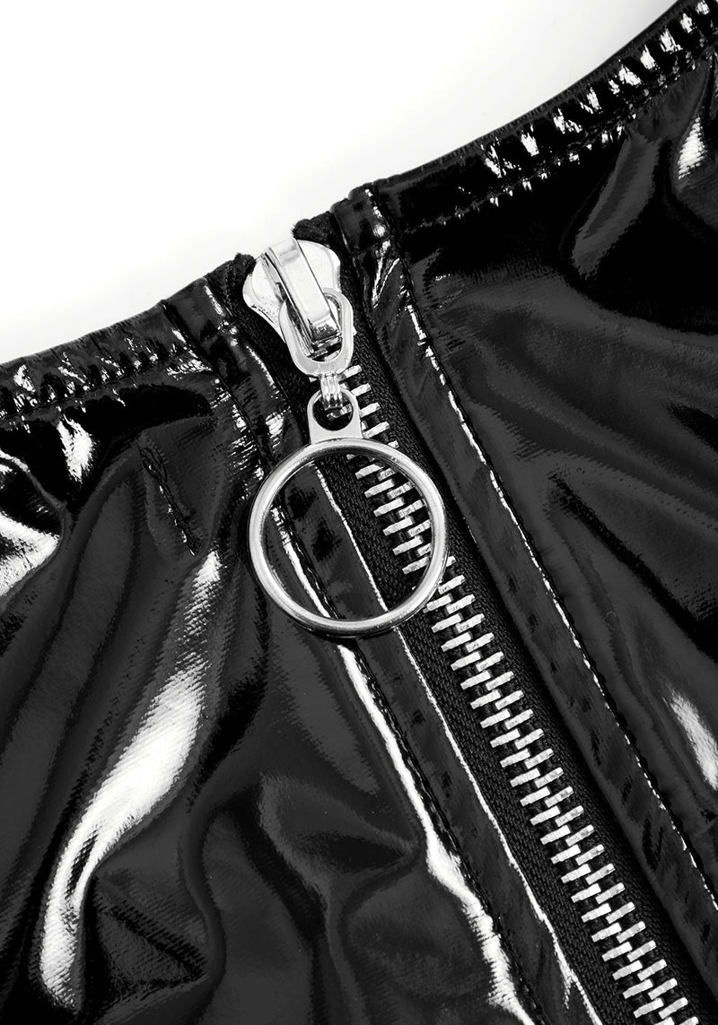 HELLBOUND VINYL CROP TOP