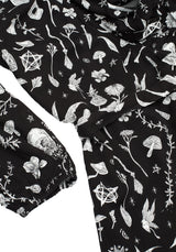 Hedgewitch Rüsche Wickel Above Knee Kleid
