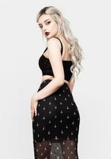 Wicked Mesh Midi Rock