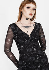 La La Land Mesh Mini Kleid
