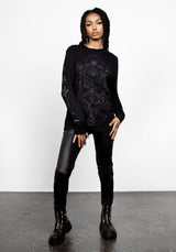 Tree Lang Ärmel T-Shirt