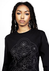 Tree Lang Ärmel T-Shirt