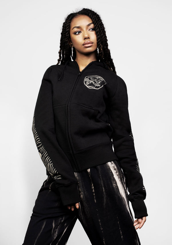 Pan Reißverschluss Hoch Kapuzenshirt