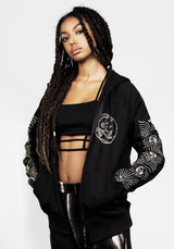 Pan Reißverschluss Hoch Kapuzenshirt