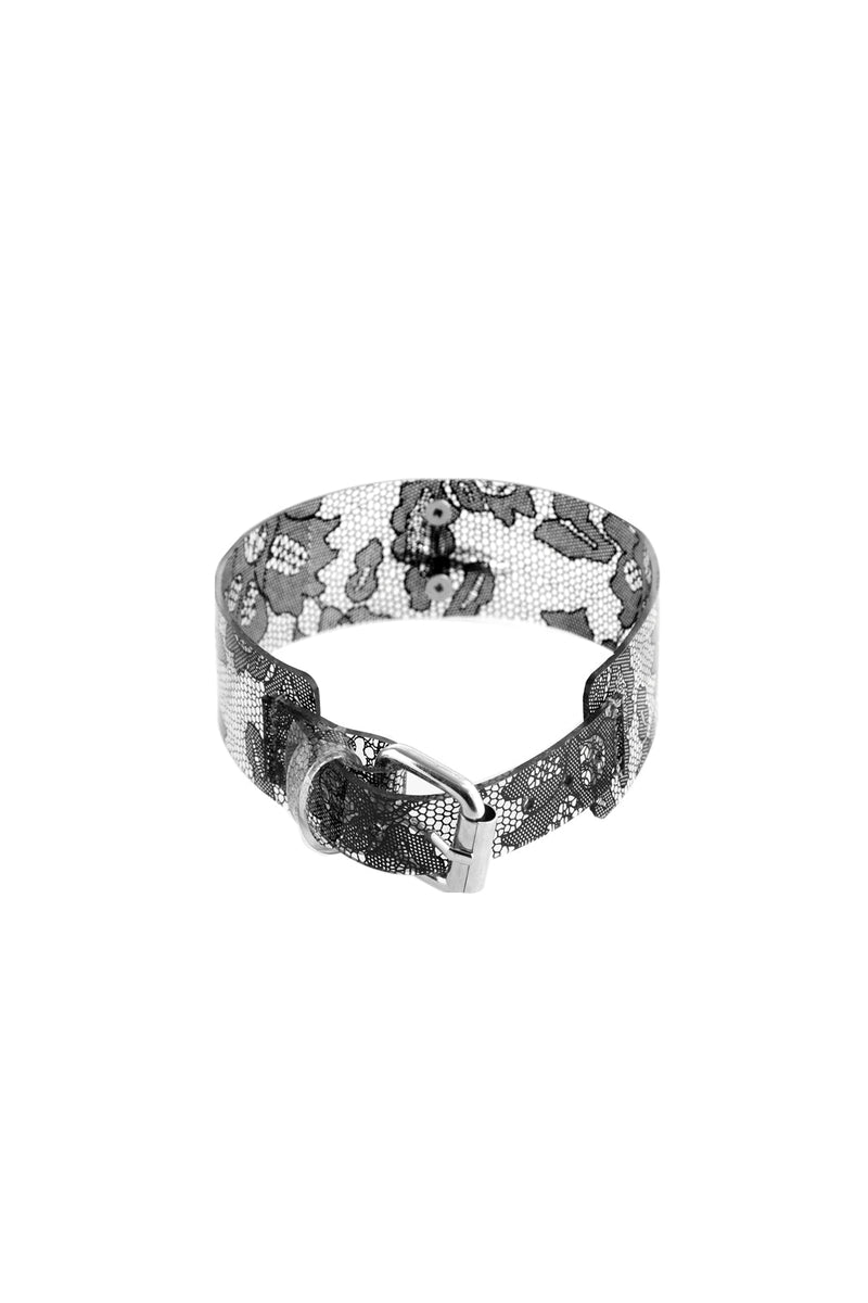 Gothita Kunstleder Spitze Halsband