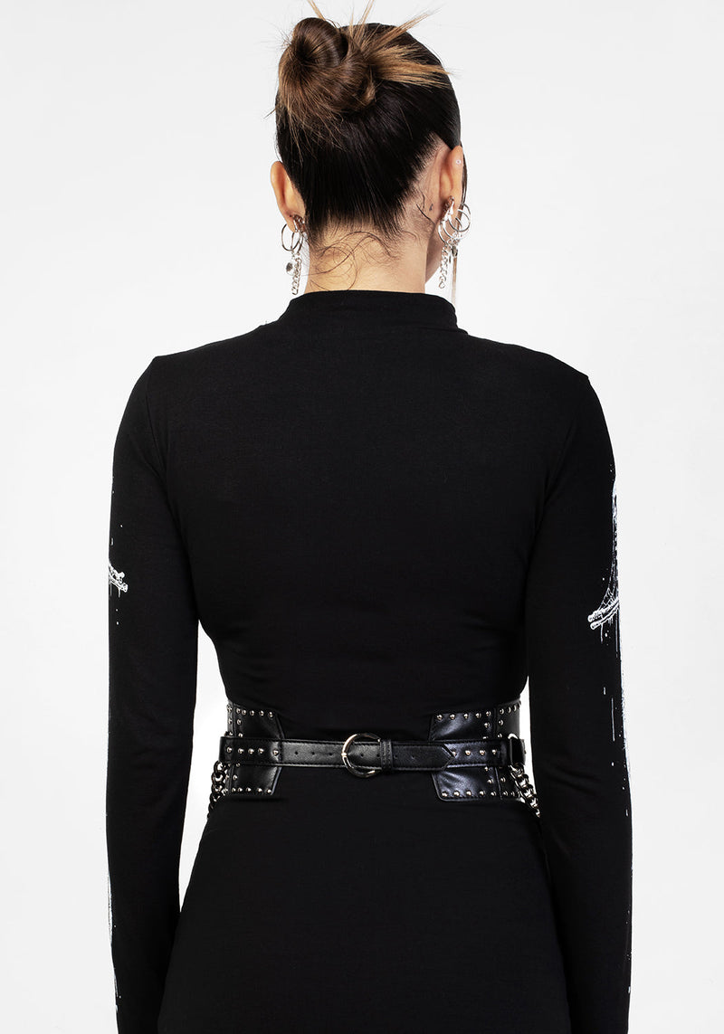 NADJA STUDDED WAIST BELT
