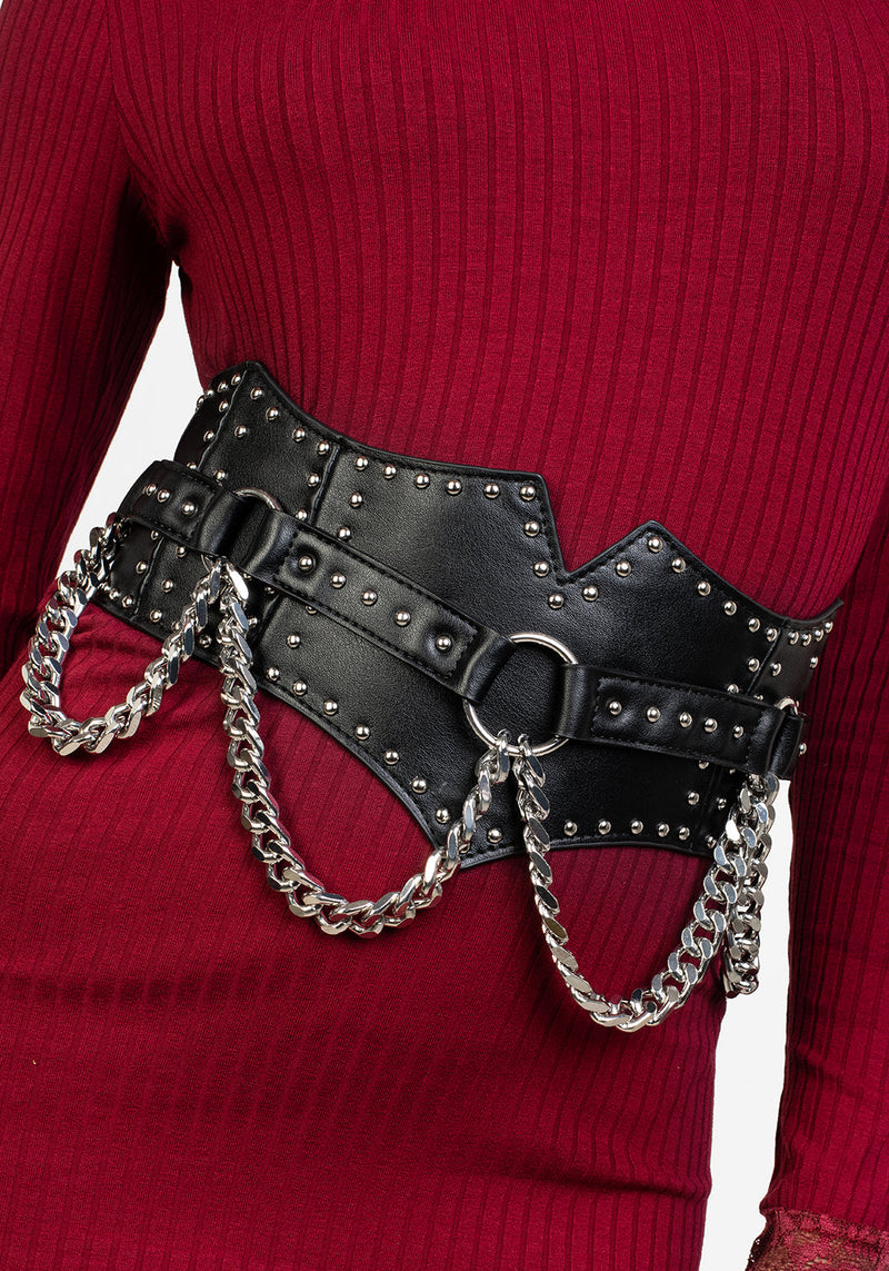 NADJA STUDDED WAIST BELT