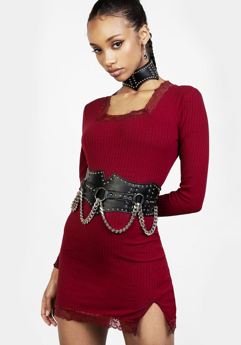 NADJA STUDDED WAIST BELT