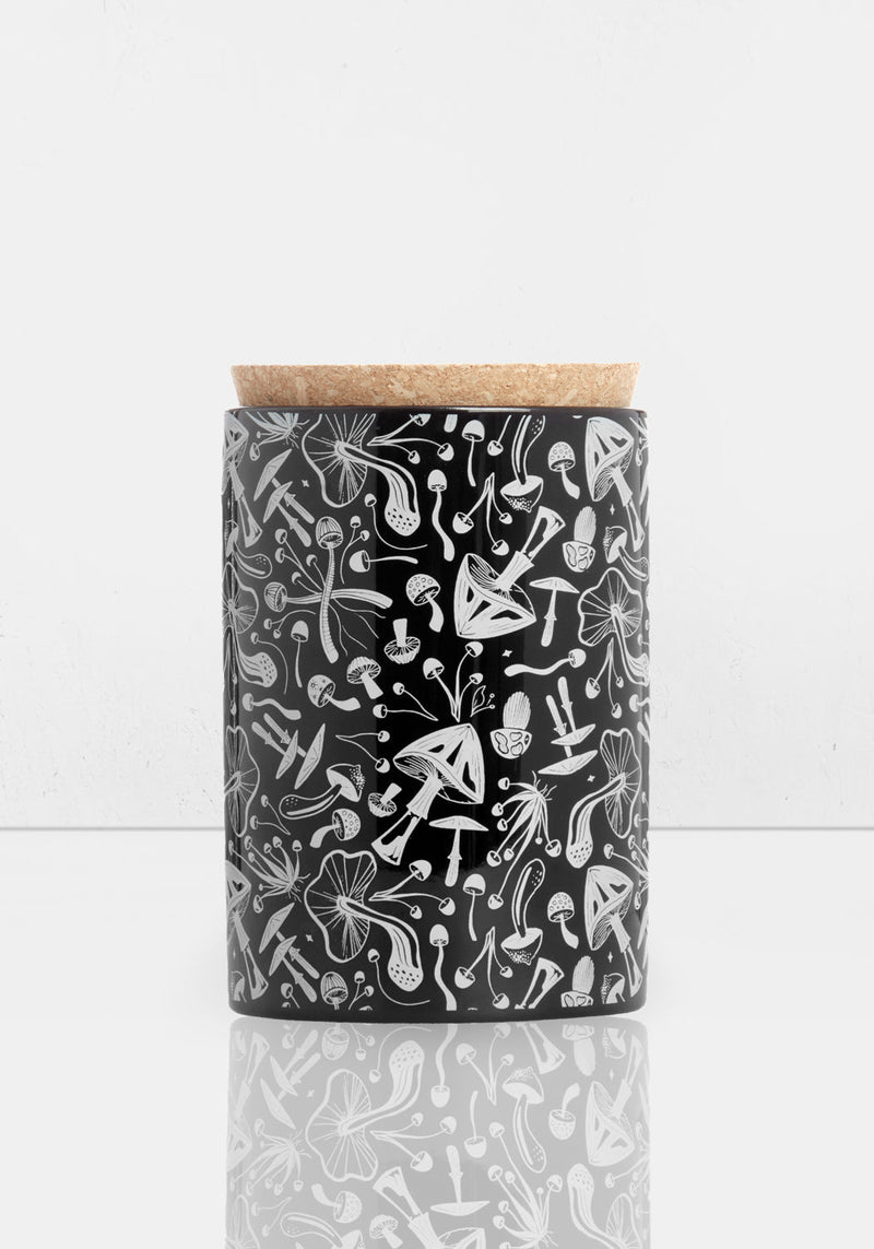 Mushroom Kitchen Storage Jar