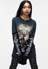 Frazetta Death Dealer 2 Lang Ärmel T-Shirt
