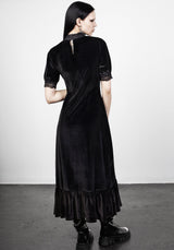 Sorrow Velours Spitze Detail Midaxi-Kleid Kleid