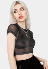 Tempest Mesh Kurz Top