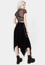 Tempest Mesh Kurz Top