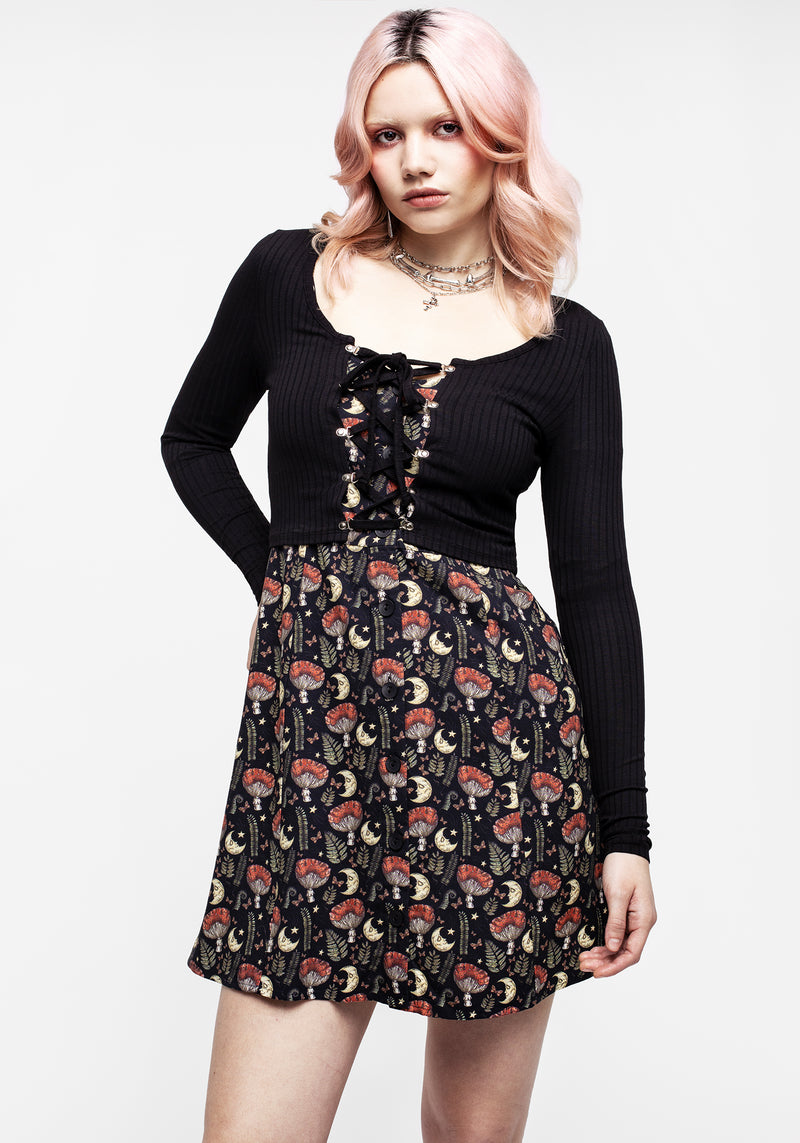 Daimonion Spitze Hoch Kurz Top