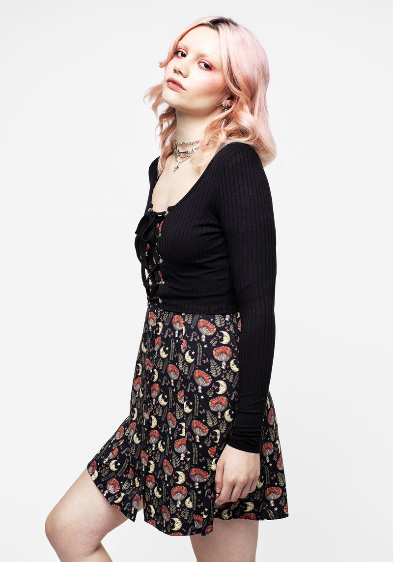 Daimonion Spitze Hoch Kurz Top