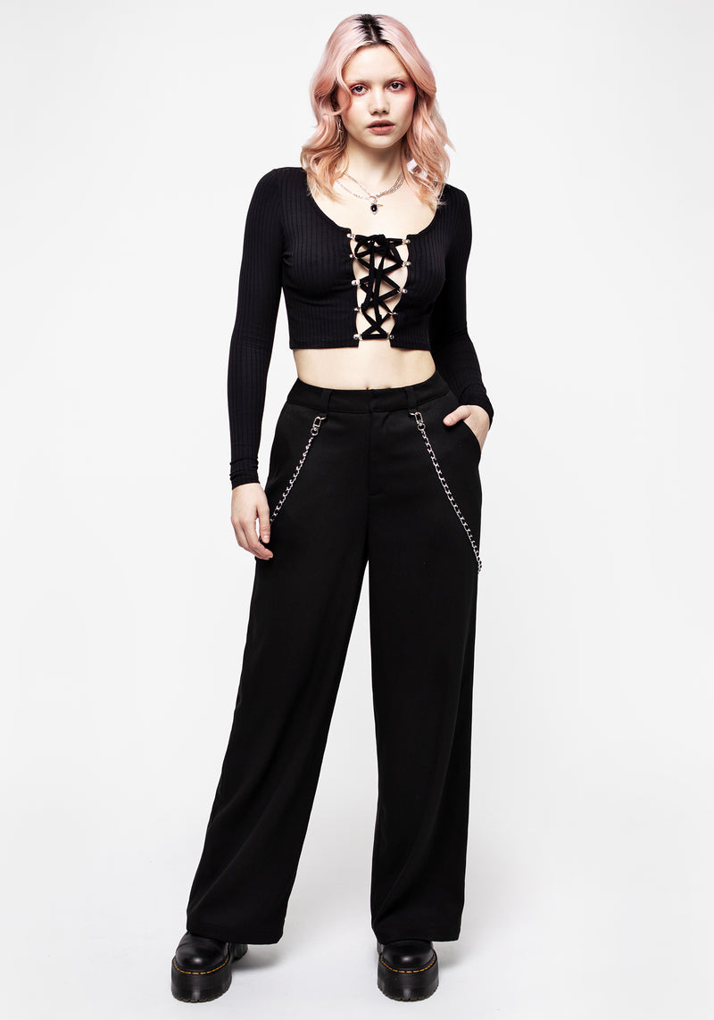 Daimonion Spitze Hoch Kurz Top