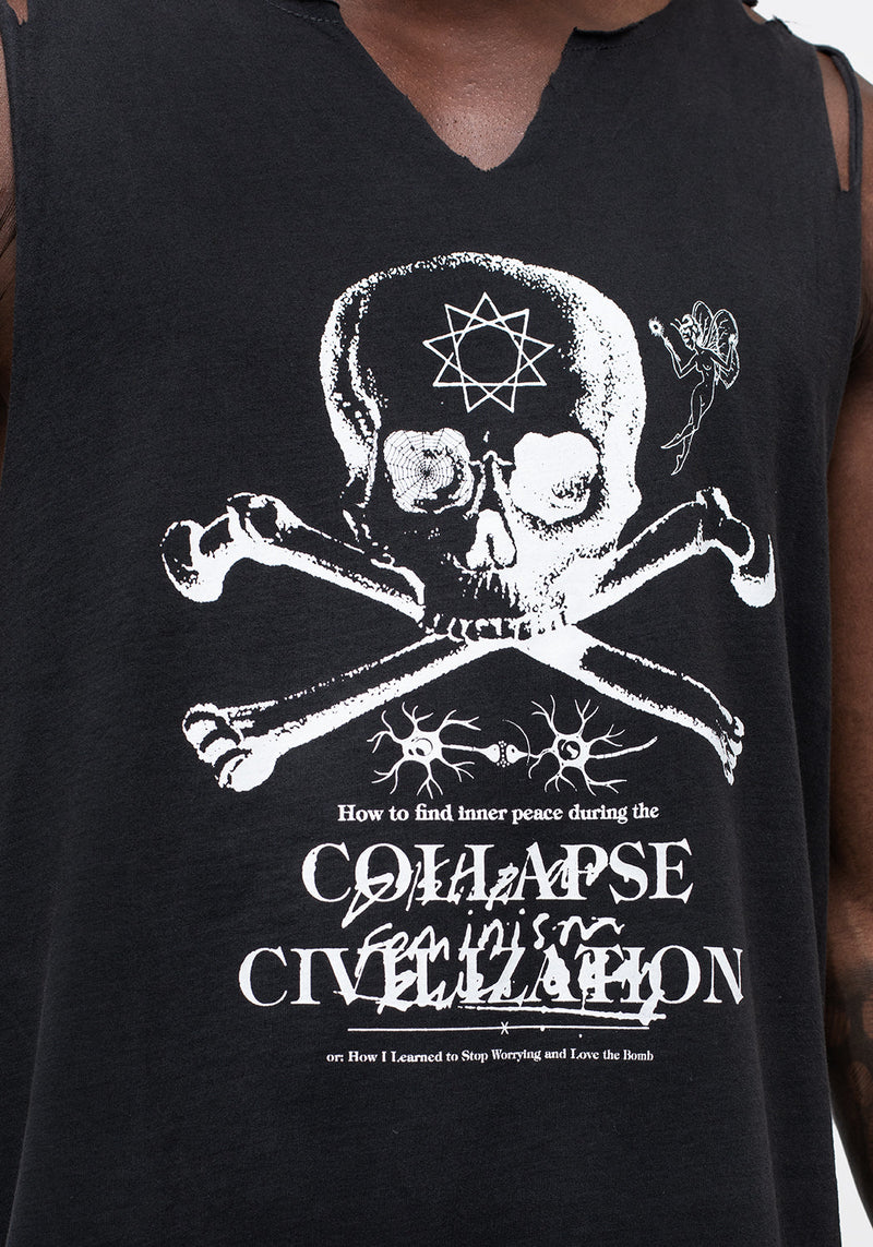Collapse Distressed Vest