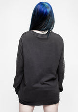 Kilgharrah Unisex Lang Ärmel Säure Washed T-Shirt
