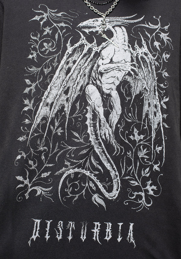 Kilgharrah Unisex Lang Ärmel Säure Washed T-Shirt